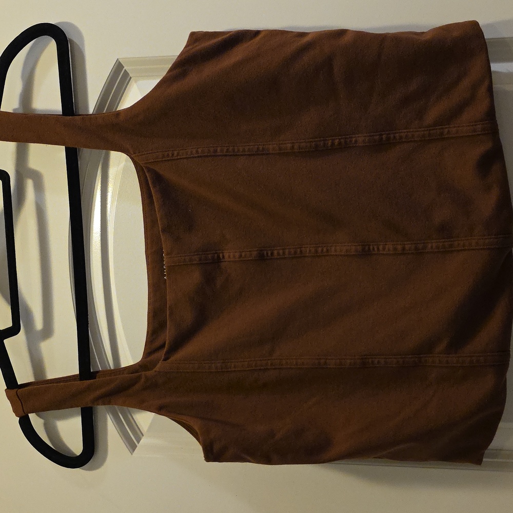 Bundle Of 2 American Eagle Tanks Top in Washed Brown and Chocolate Brown XL - Picture 3 of 9